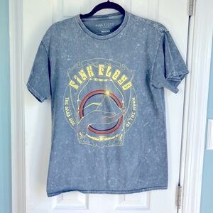 Pink Floyd The Dark Side of the Moon Short Sleeve T-Shirt Blue Gray Size…